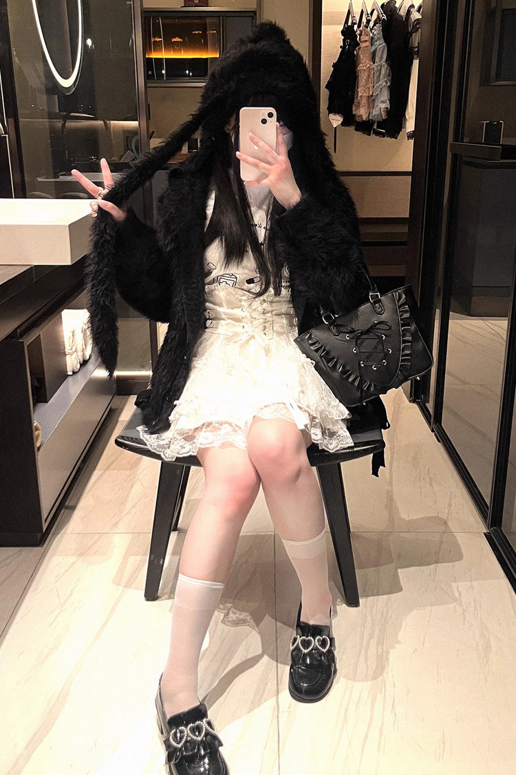 Ruffled Lolita Skirt - Rose Palpitations, 4 Colors, High Waist, Ruffled, Sweet Style - additional product view 8