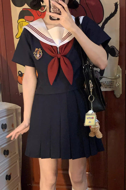 Ruffled Lolita Skirt - Ruffle Bowknot Snow Girl, Blue, Bow Detail, Ruffled, Long Sleeves - additional product view 3