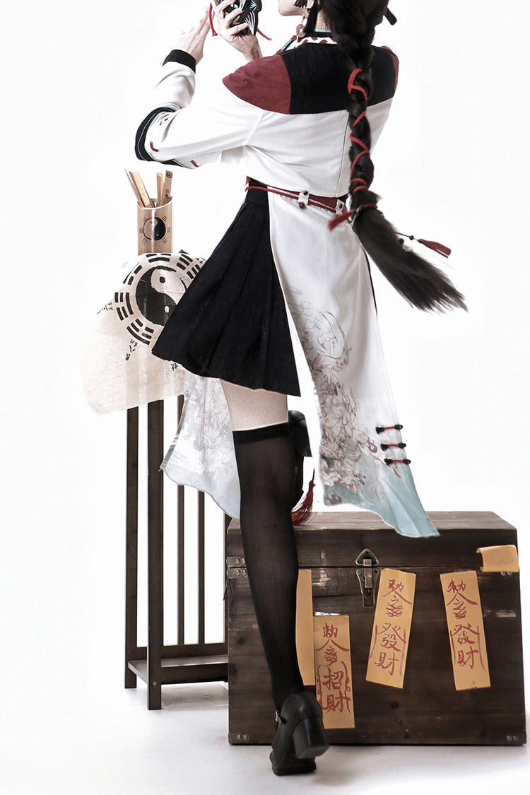 Ruffled Lolita Skirt - Walking With The Demon, Multi-Color, Chinese-Inspired Style - additional product view 18