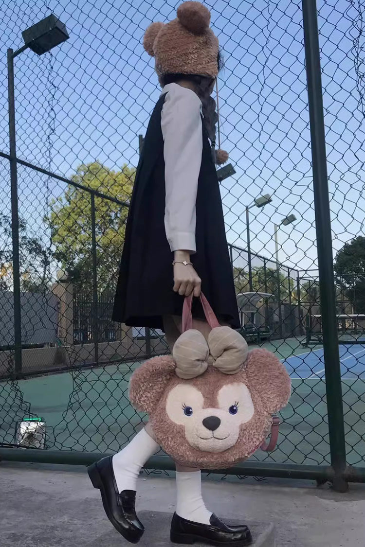 Sweet Lolita Backpack - Shirley Mae Duffy Bear Big Face, Brown - additional product view 2
