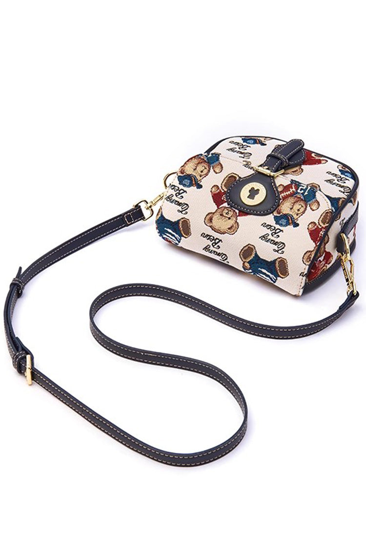 Sweet Lolita Bag - Cartoon Bear Print, 3 Colors, Printed - Tea Party Accessory - additional product view 4