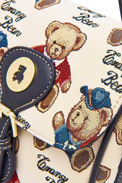 Sweet Lolita Bag - Cartoon Bear Print, 3 Colors, Printed - Tea Party Accessory - additional product view 5