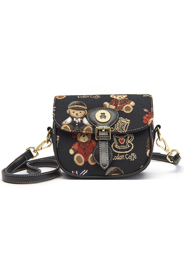Sweet Lolita Bag - Cartoon Bear Print, 3 Colors, Printed - Tea Party Accessory - main product image