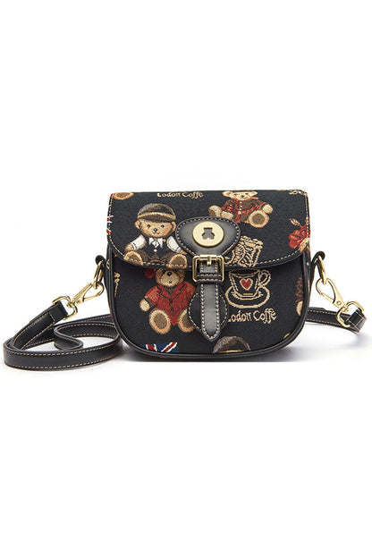 Sweet Lolita Bag - Cartoon Bear Print, 3 Colors, Printed - Tea Party Accessory - main product image