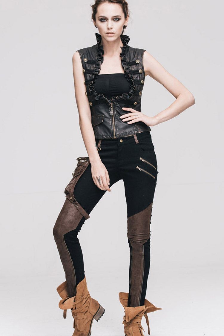 Sweet Lolita Bag - Metal Ring Decoration Leg, 2 Colors, Detachable Detail, Women's Style - additional product view 8