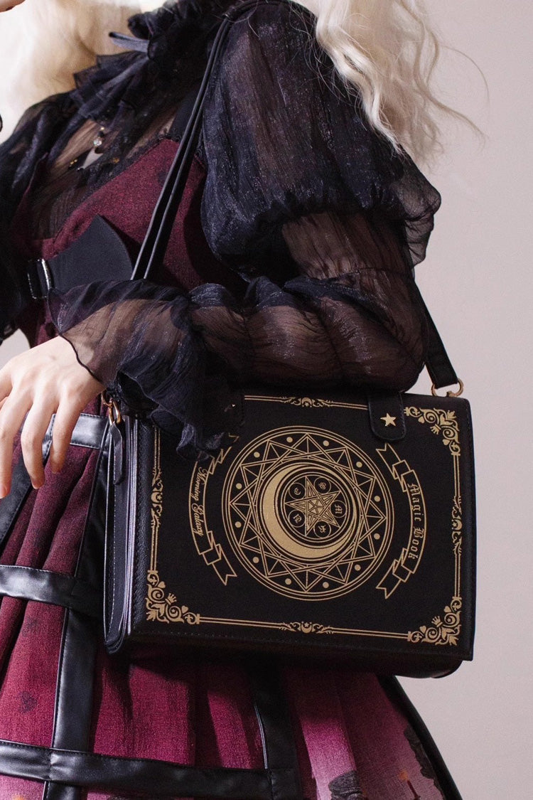 Sweet Lolita Bag - Star Moon Magic Book Print, 3 Colors, Printed - main product image