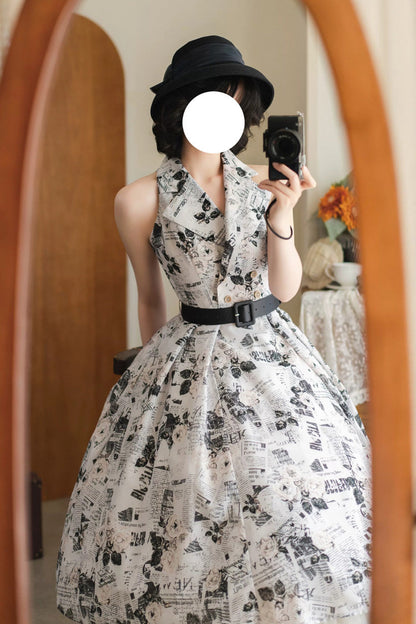 Sweet Lolita Dress - Afternoon Forest, 3 Colors, Classic Style, Printed - additional product view 4