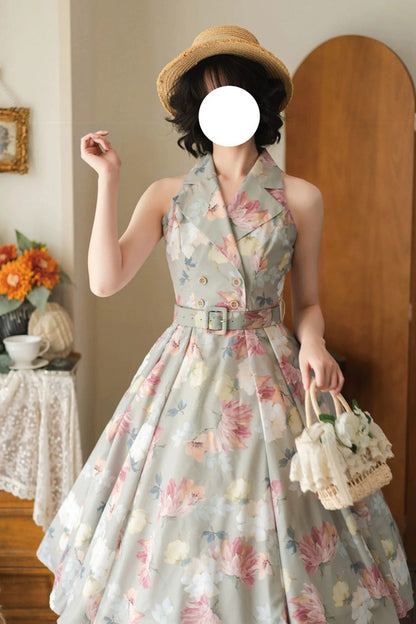 Sweet Lolita Dress - Afternoon Forest, 3 Colors, Classic Style, Printed - additional product view 7