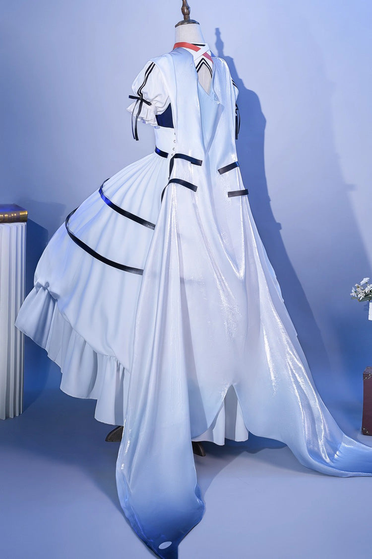 Sweet Lolita Dress - Arknights, 2 Colors, Puff Sleeves, Ruffled, Classic Style - additional product view 4