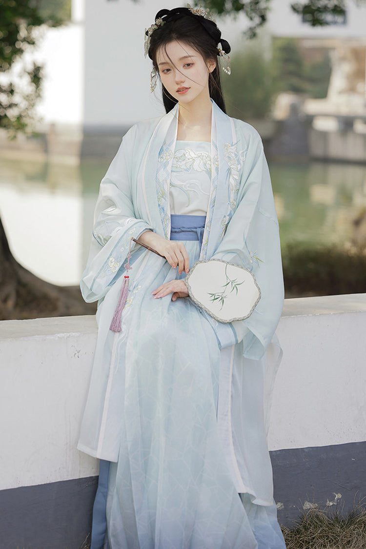 Sweet Lolita Dress - Auspicious Clouds, 2 Colors, High Waist, Women's Style - additional product view 2