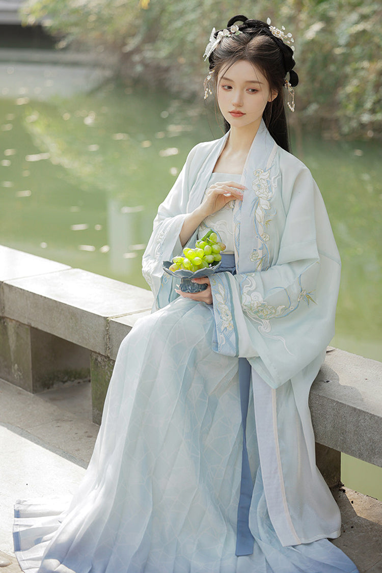 Sweet Lolita Dress - Auspicious Clouds, 2 Colors, High Waist, Women's Style - additional product view 3