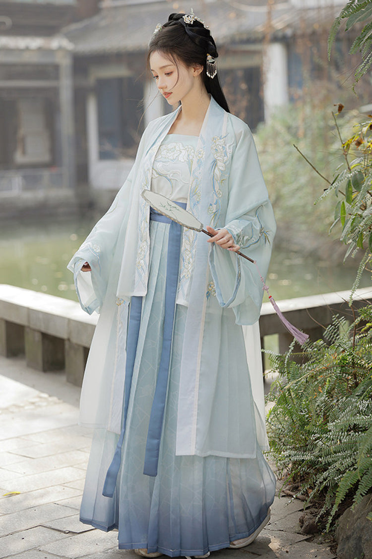 Sweet Lolita Dress - Auspicious Clouds, 2 Colors, High Waist, Women's Style - additional product view 4