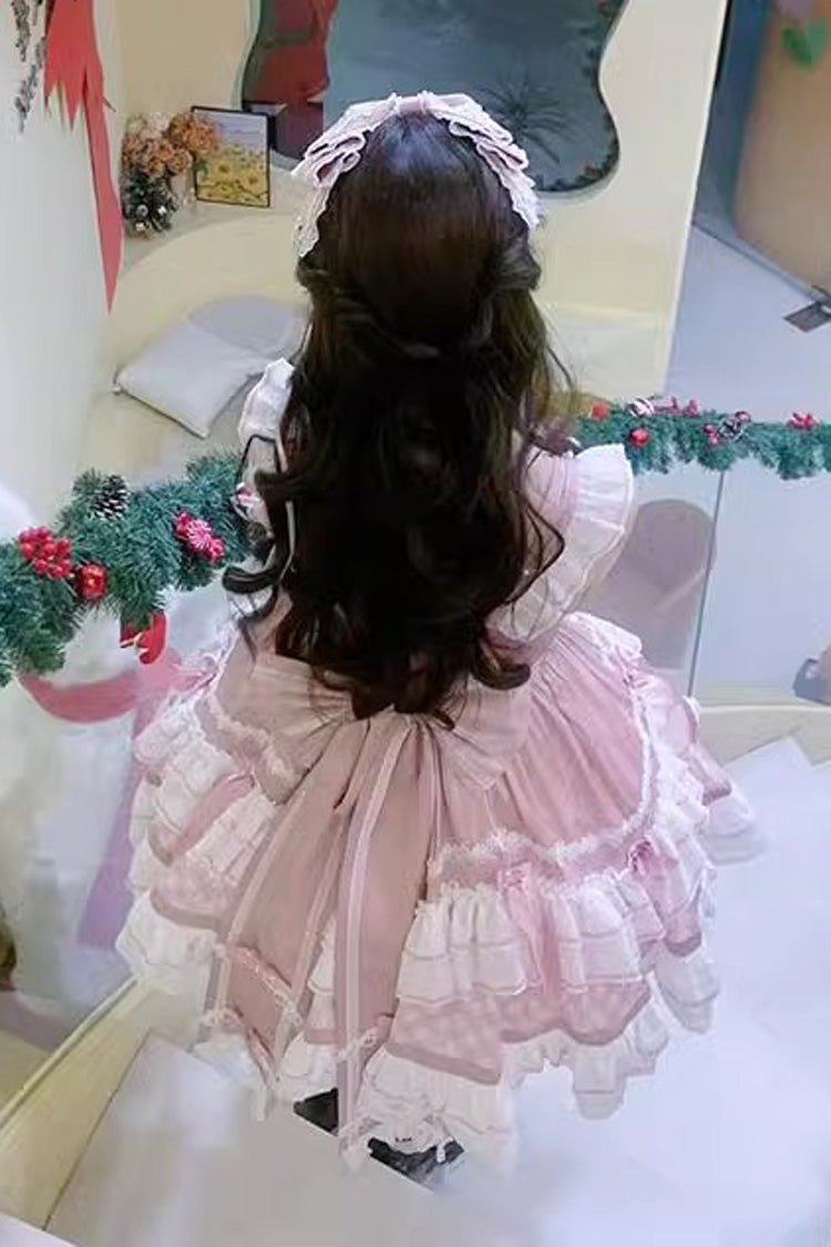 Sweet Lolita Dress - Beating Heart, 3 Colors, Bow Detail, Lace Trim, Ruffled - additional product view 6