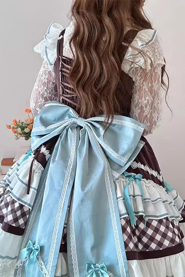 Sweet Lolita Dress - Beating Heart, 3 Colors, Bow Detail, Lace Trim, Ruffled - additional product view 9