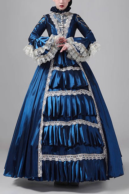 Sweet Lolita Dress - British Medieval Court, 5 Colors, Victorian Style, Embroidered - main product image