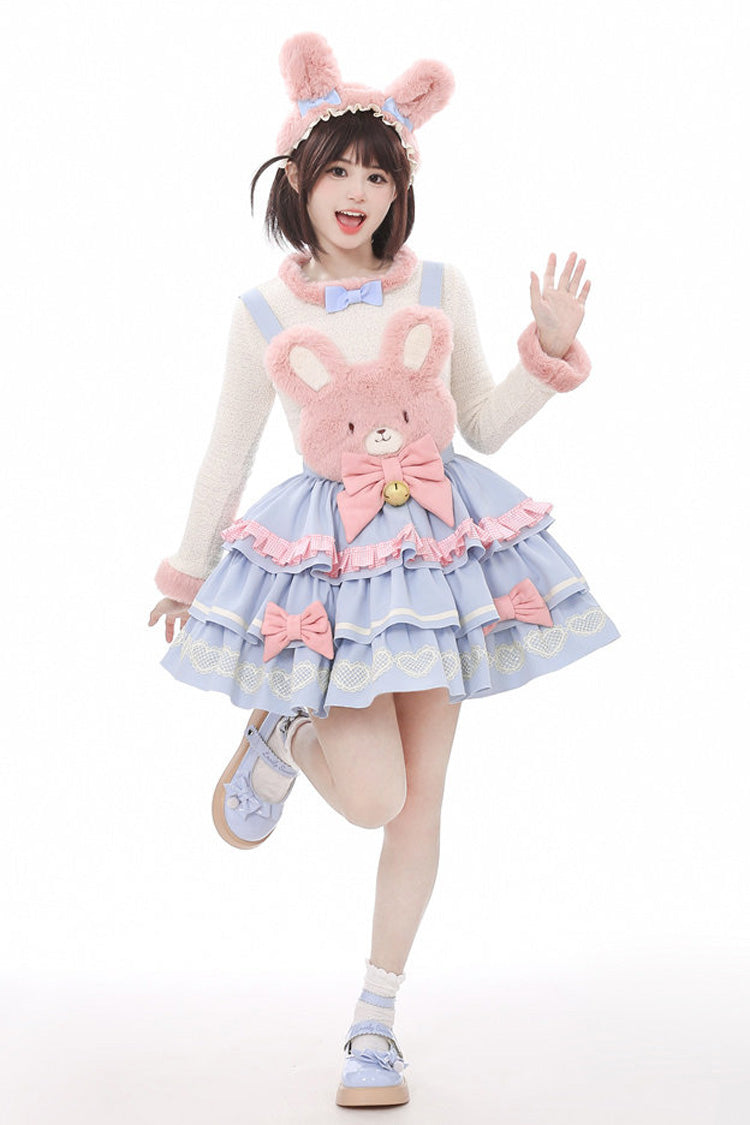 Sweet Lolita Dress - Bunny Transformation, 4 Colors, Detachable Detail, Layered - additional product view 4