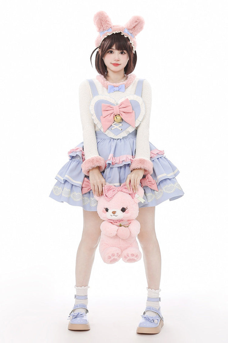 Sweet Lolita Dress - Bunny Transformation, 4 Colors, Detachable Detail, Layered - additional product view 5