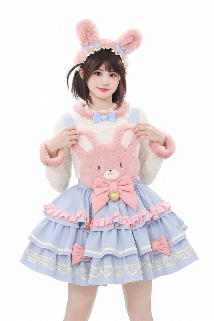 Sweet Lolita Dress - Bunny Transformation, 4 Colors, Detachable Detail, Layered - main product image