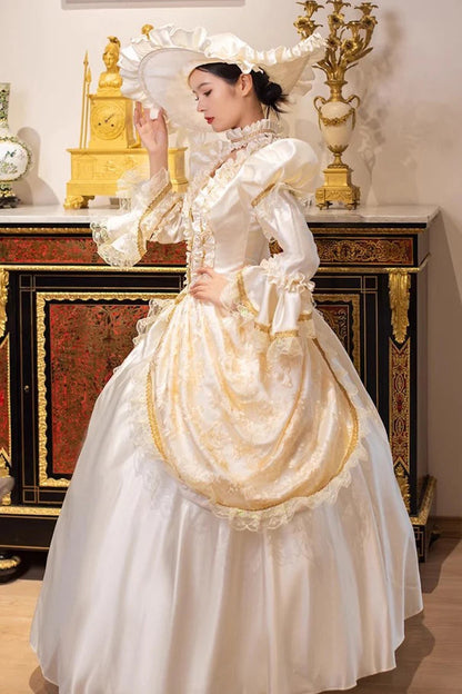 Sweet Lolita Dress - Champagne Medieval Court, Champagne, Victorian Style - additional product view 6