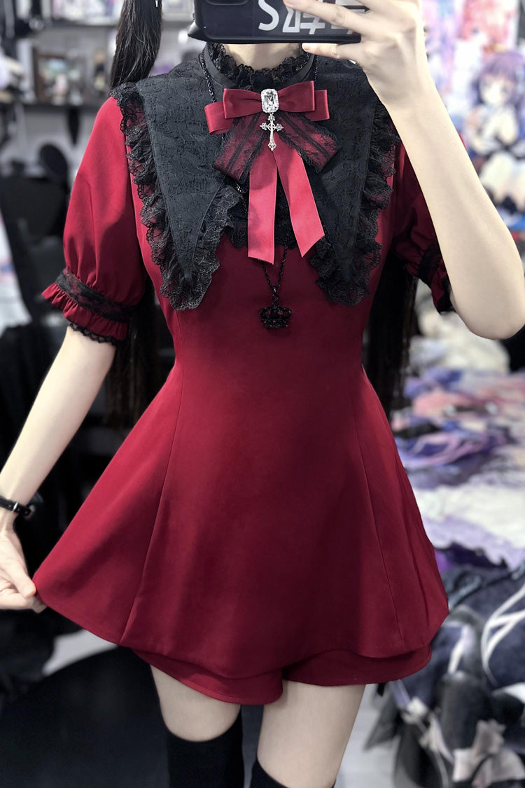 Sweet Lolita Dress - Choir Fake Collar, 2 Colors, Lace Trim - Lolita Coordinate Dress - additional product view 4