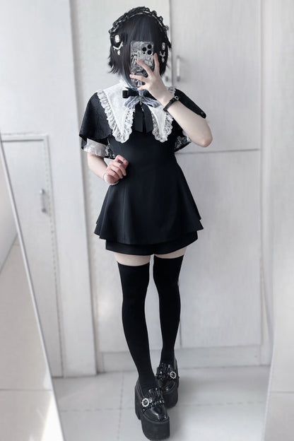 Sweet Lolita Dress - Choir Fake Collar, 2 Colors, Lace Trim - Lolita Coordinate Dress - additional product view 8