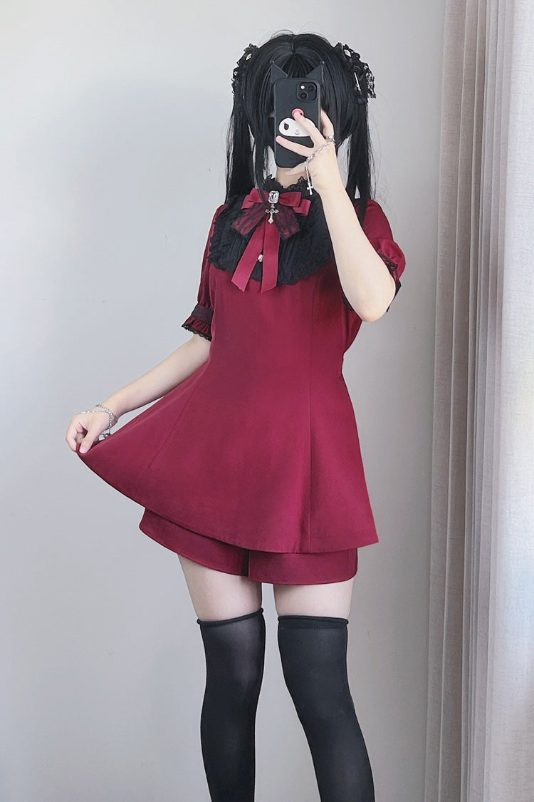 Sweet Lolita Dress - Choir Fake Collar, 2 Colors, Lace Trim - Lolita Coordinate Dress - main product image