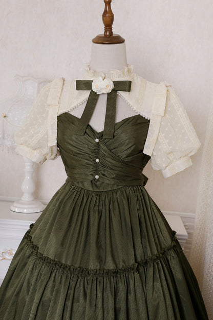 Sweet Lolita Dress - Dark Green Noble, Green, Classic Style - Lolita Coordinate Dress - additional product view 10