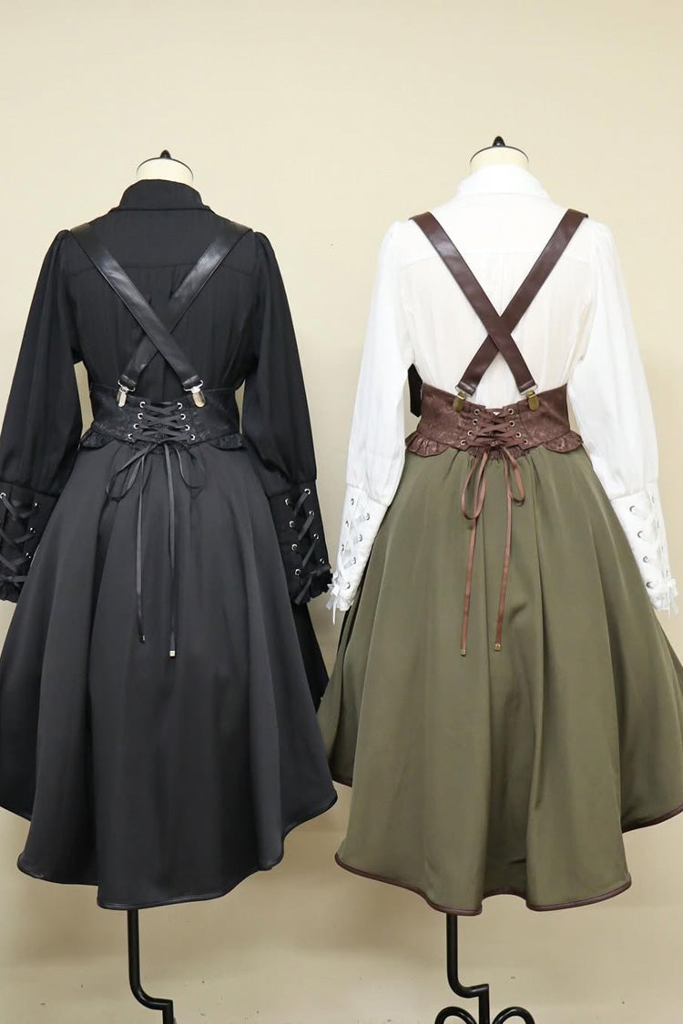 Sweet Lolita Dress - Embroidery Cardigan Bowknot, 2 Colors, Embroidered, Punk Style - additional product view 3