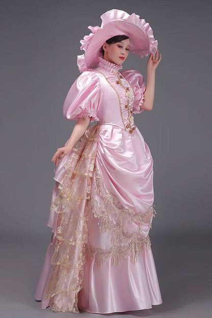 Sweet Lolita Dress - European Style, 3 Colors, Victorian Style, Ruffled, Long Sleeves - additional product view 7