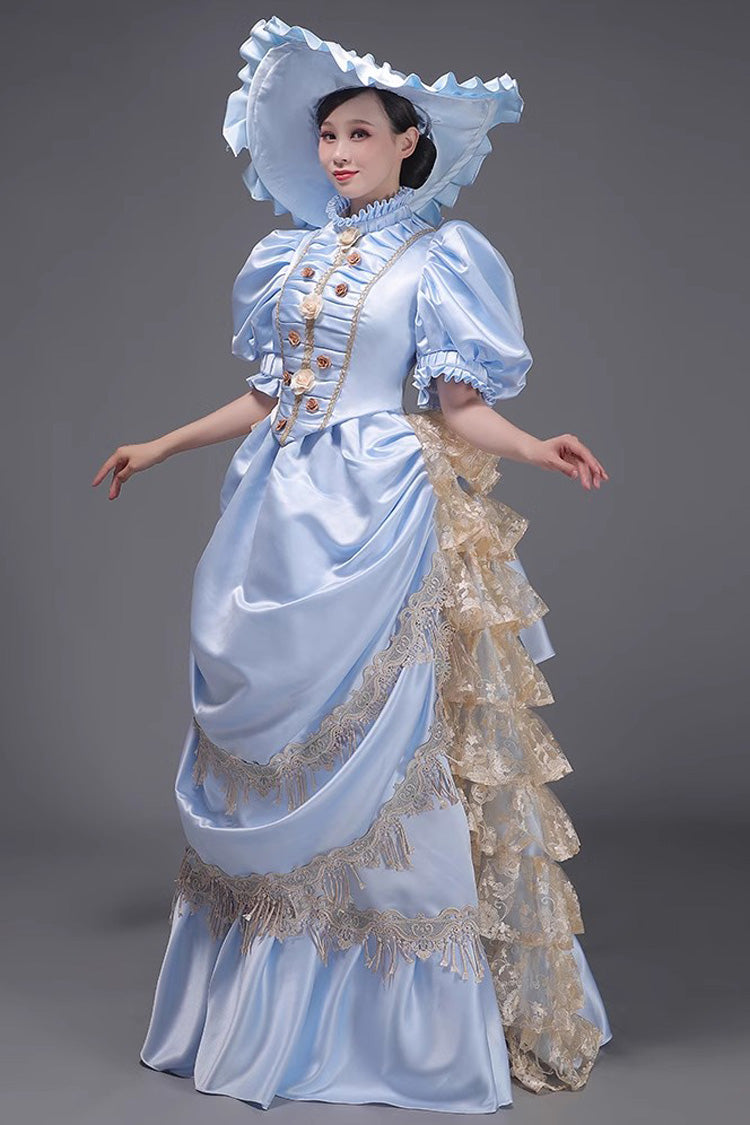Sweet Lolita Dress - European Style, 3 Colors, Victorian Style, Ruffled, Long Sleeves - additional product view 12