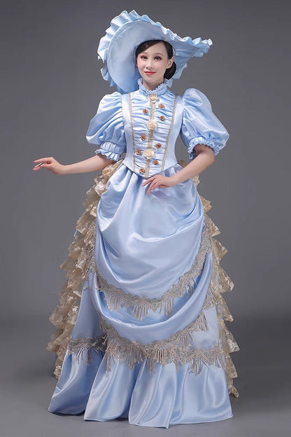 Sweet Lolita Dress - European Style, 3 Colors, Victorian Style, Ruffled, Long Sleeves - additional product view 13