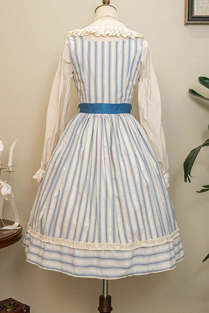 Sweet Lolita Dress - Forest Atlas Striped Print, 3 Colors, Striped, Printed, Punk Style - additional product view 21