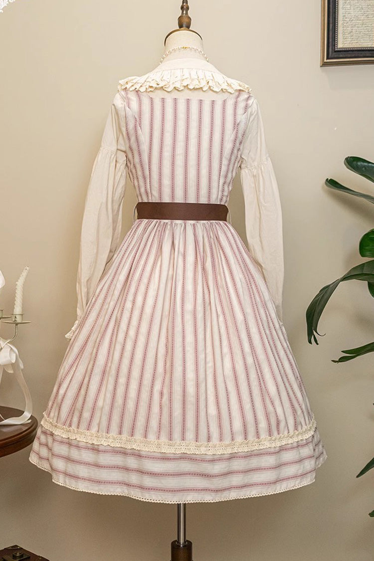 Sweet Lolita Dress - Forest Atlas Striped Print, 3 Colors, Striped, Printed, Punk Style - additional product view 23
