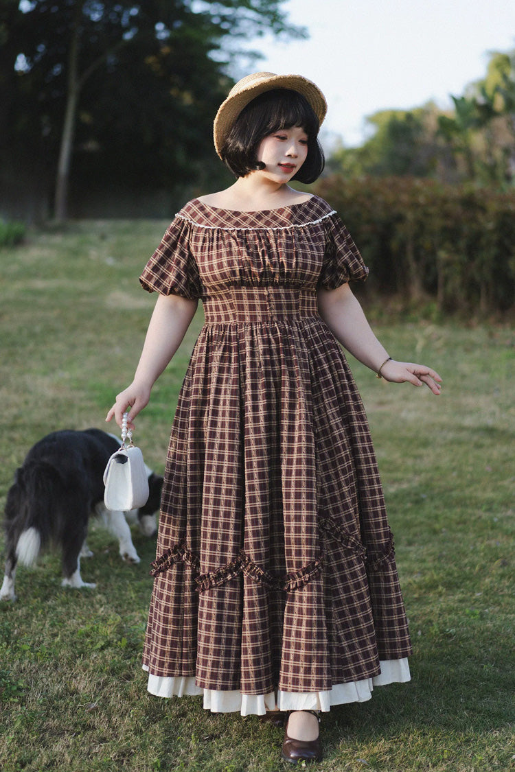 Sweet Lolita Dress - Forest Picnic, Red, Printed, Classic Style, Ruffled - additional product view 11