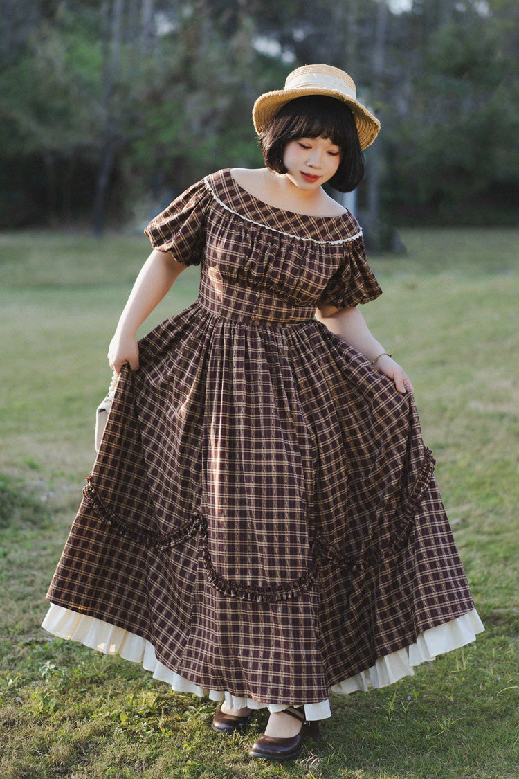 Sweet Lolita Dress - Forest Picnic, Red, Printed, Classic Style, Ruffled - additional product view 14