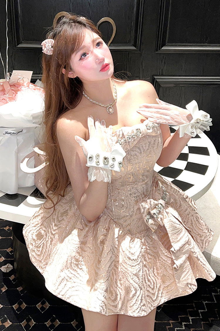 Sweet Lolita Dress - Fragrance Miss, 2 Colors, Bow Detail - Lolita Coordinate Dress - additional product view 8