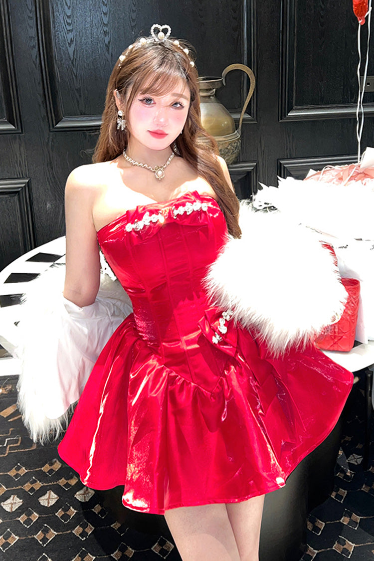 Sweet Lolita Dress - Fragrance Miss, 2 Colors, Bow Detail - Lolita Coordinate Dress - additional product view 12