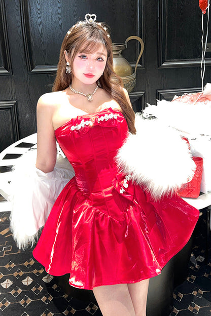 Sweet Lolita Dress - Fragrance Miss, 2 Colors, Bow Detail - Lolita Coordinate Dress - additional product view 12