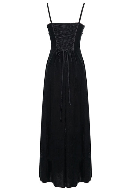 Sweet Lolita Dress - Front Chest Decals Dense Velvet, Red, Women's Style, Lace Trim - additional product view 10