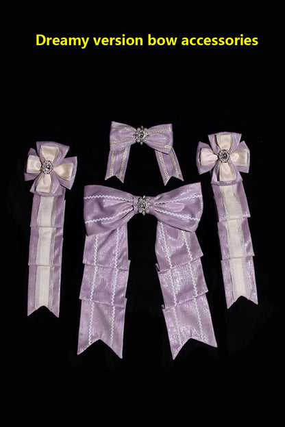Sweet Lolita Dress - Girls' Day, Blue, Bow Detail, Lace Trim, Ruffled - additional product view 10