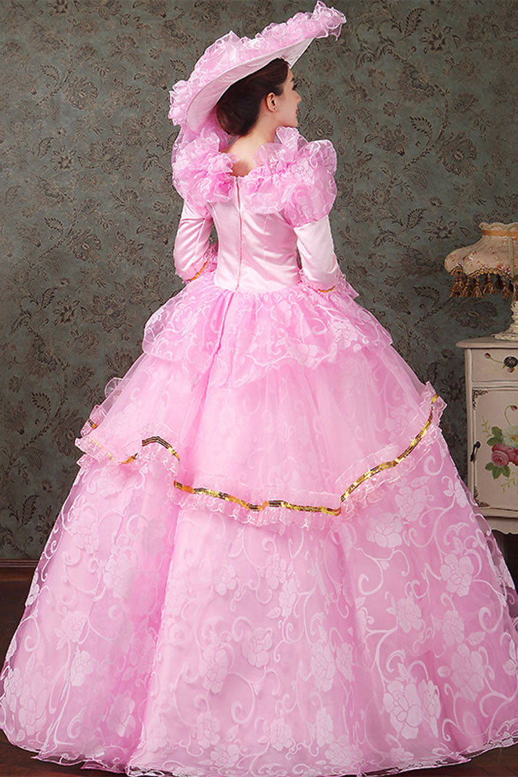 Sweet Lolita Dress - Half Sleeves Diamond Button High, 4 Colors, High Waist, Printed - additional product view 3