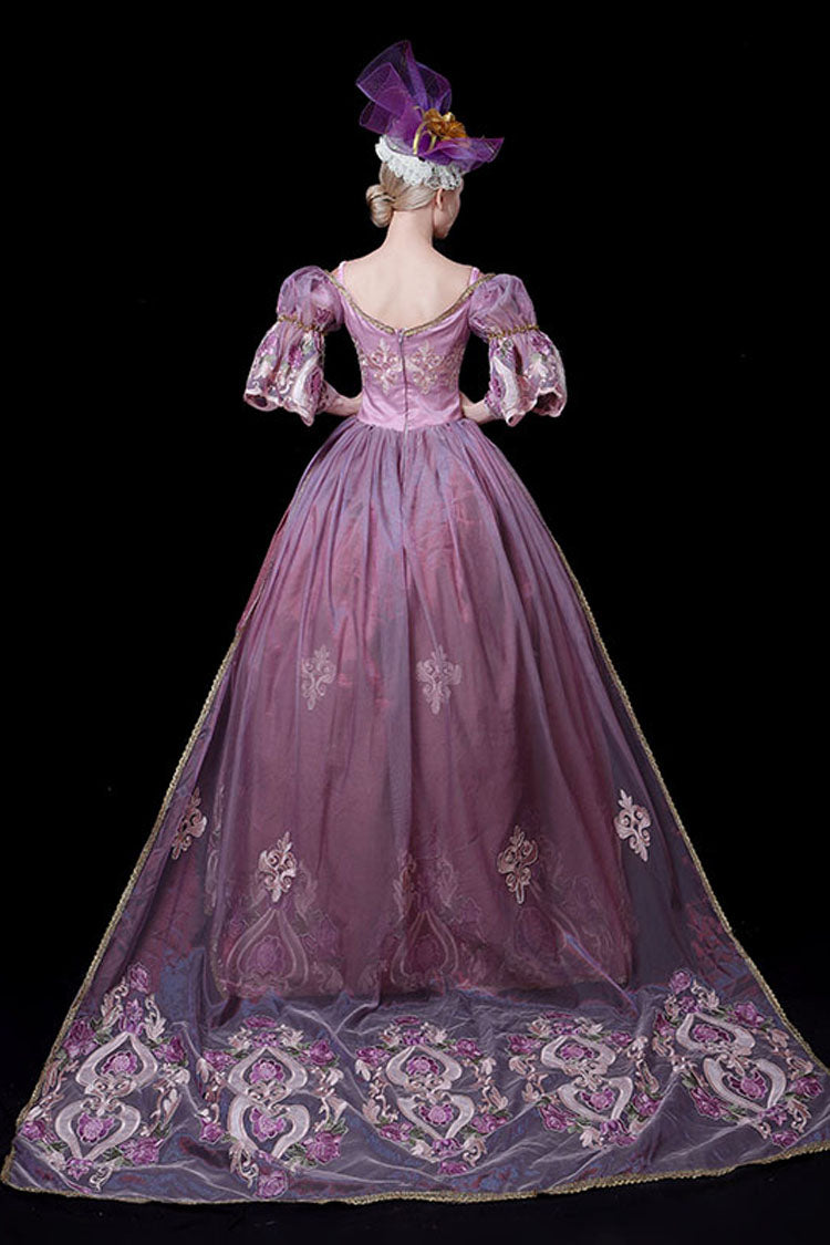 Sweet Lolita Dress - Half Sleeves High Waisted Hollow, 2 Colors, High Waist, Printed - additional product view 5