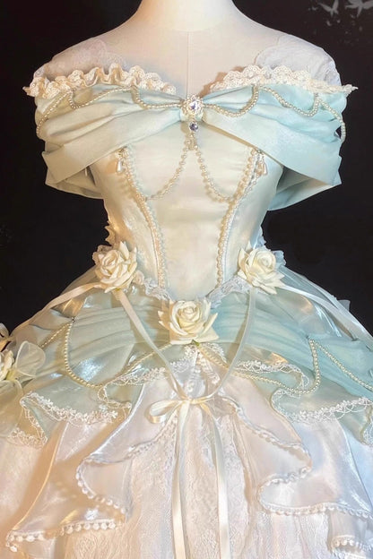 Sweet Lolita Dress - Hanayome Cardigan Elegant, Green - Lolita Coordinate Dress - additional product view 4