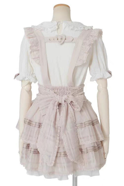 Sweet Lolita Dress - High Waisted Double-layered, 3 Colors, Plus Size, High Waist - additional product view 6