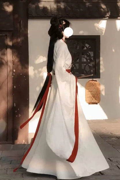 Sweet Lolita Dress - High Waisted, White, High Waist, Women's Style - additional product view 3
