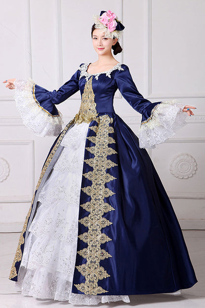 Sweet Lolita Dress - Hime Sleeves High Waisted Square, 3 Colors, Square Collar, High Waist - additional product view 2