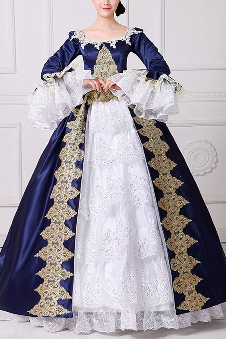 Sweet Lolita Dress - Hime Sleeves High Waisted Square, 3 Colors, Square Collar, High Waist - main product image