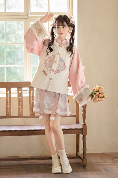 Sweet Lolita Dress - Miracle Pony, 2 Colors, High Waist, Women's Style, Printed - additional product view 2
