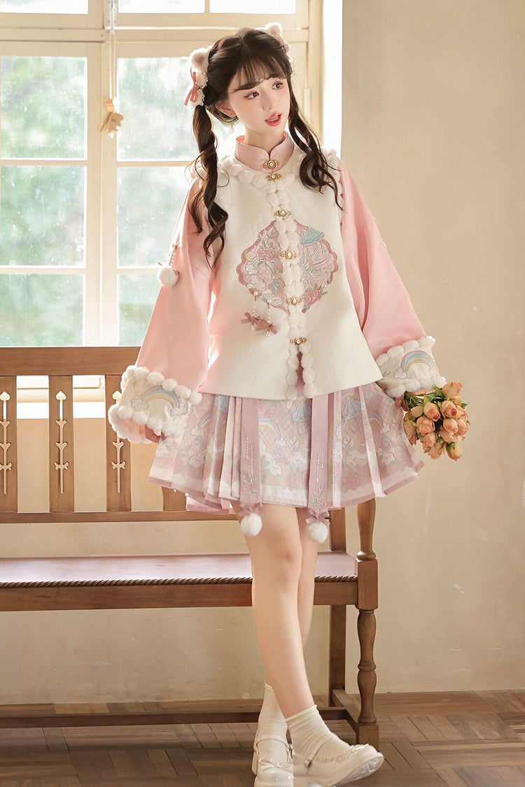 Sweet Lolita Dress - Miracle Pony, 2 Colors, High Waist, Women's Style, Printed - additional product view 3