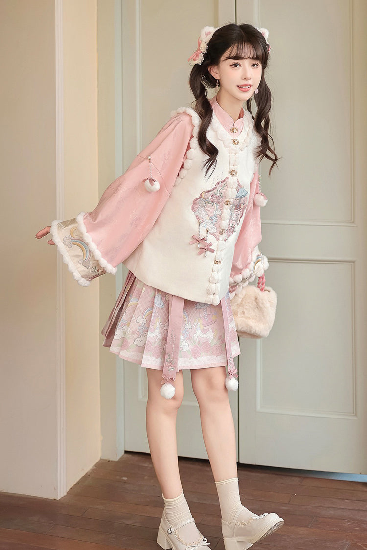 Sweet Lolita Dress - Miracle Pony, 2 Colors, High Waist, Women's Style, Printed - additional product view 4